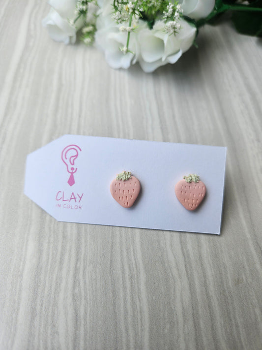 Pastel Strawberry Studs